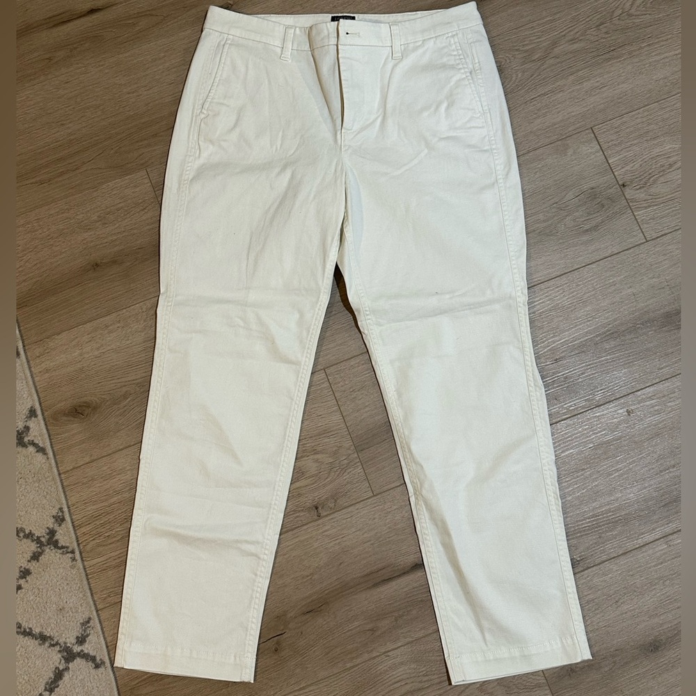 J.Crew Girlfriend Chino Pants White